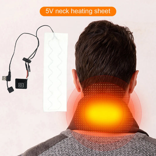 USB Clothes Heater Pad With 3 Gear Adjustable Temperature Electric Heating Sheet Heating Warmer Pad For Vest Jacket