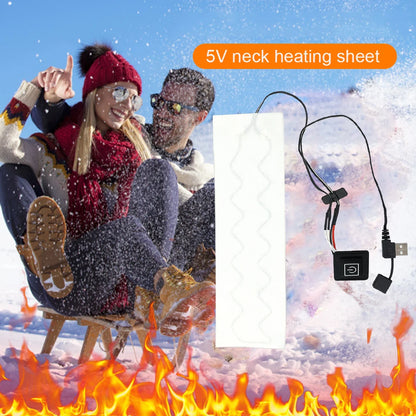 USB Clothes Heater Pad With 3 Gear Adjustable Temperature Electric Heating Sheet Heating Warmer Pad For Vest Jacket